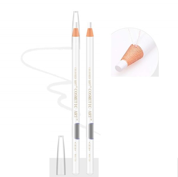 spezieller Stift zum vorzeichnen - sehr dünn - für Microblading/PMU/Lippen - weiß