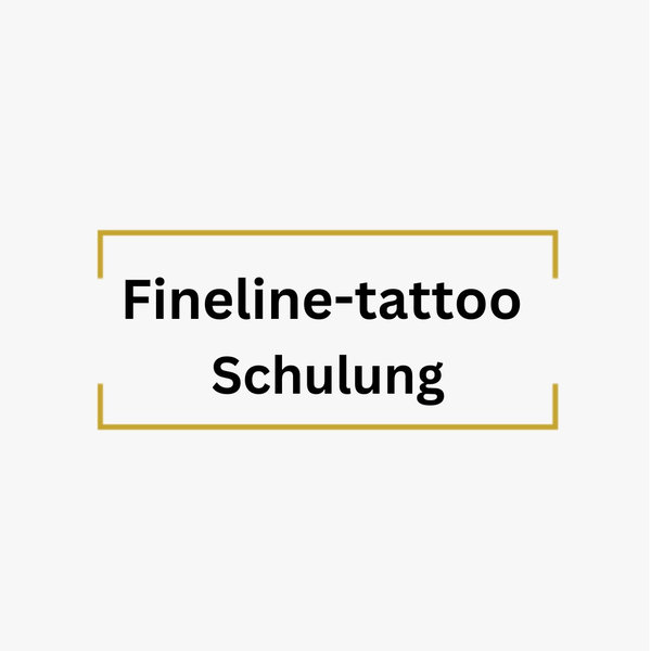 Fineline-tattoo Schulung